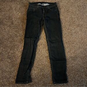 Sisley Black Ribbed Denim Jeans
